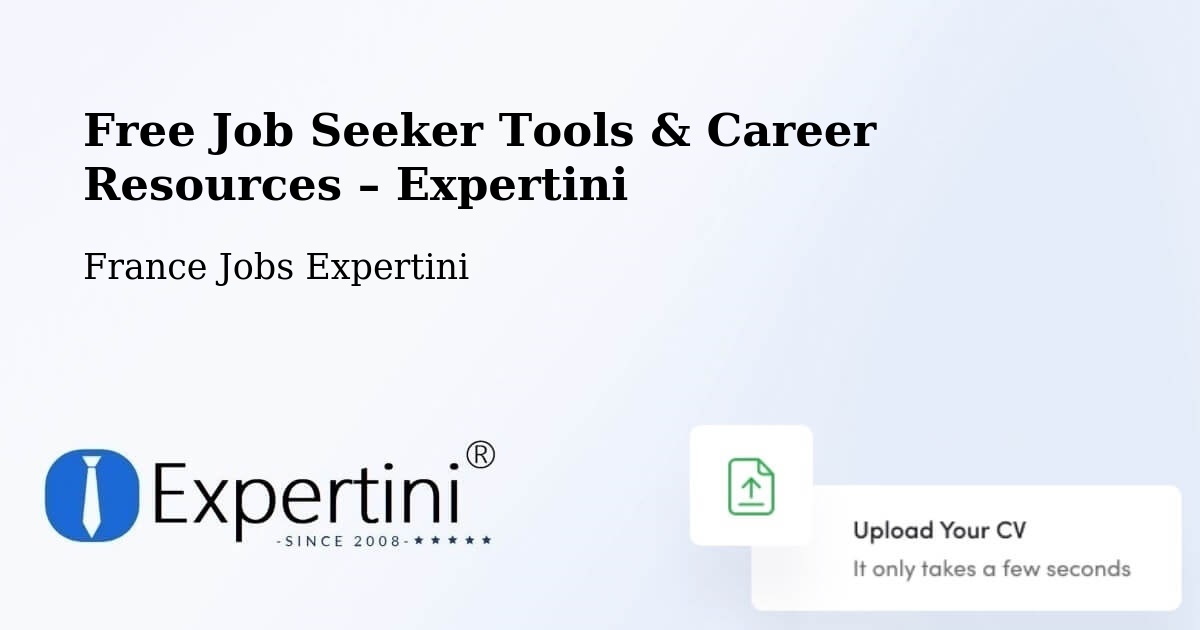 Free Job Seeker Tools & Career Resources – Bezons - Bezons, France Jobs Expertini